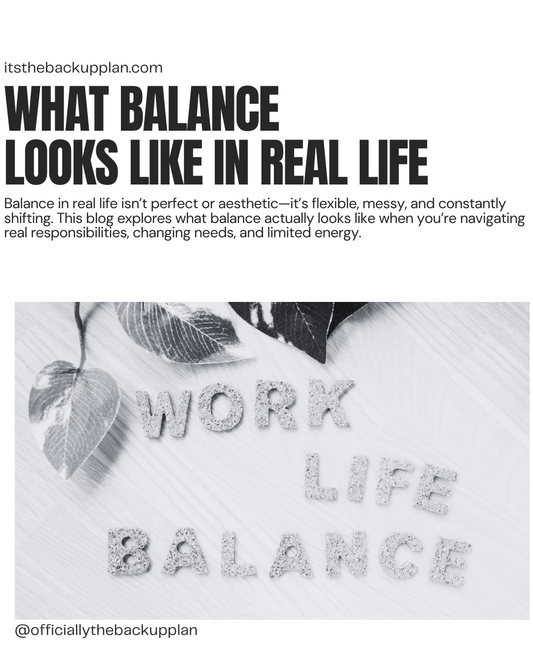 What Balance Actually Looks Like in Real Life