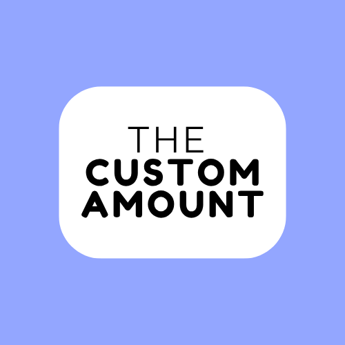 Custom Amount Cards
