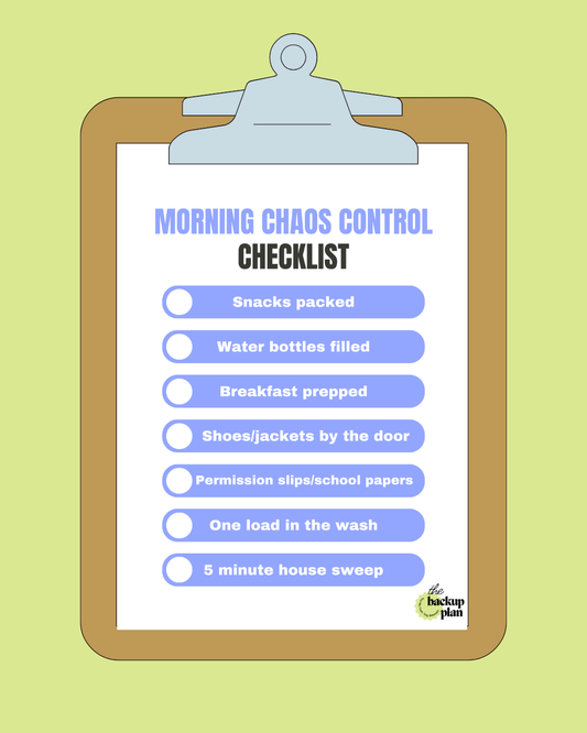 Morning Chaos Control Checklist