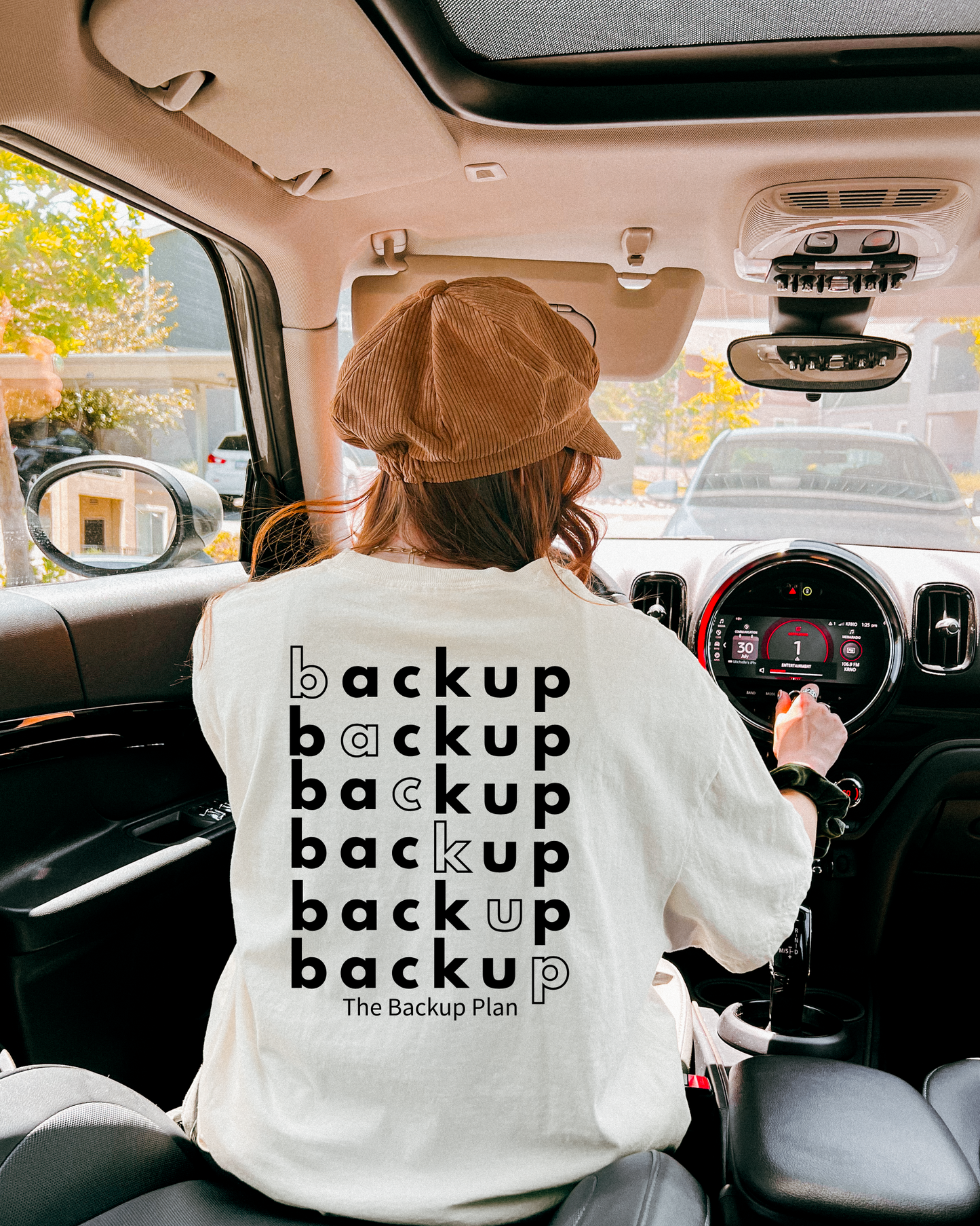 Staggered Backup Plan Graphic T-shirt
