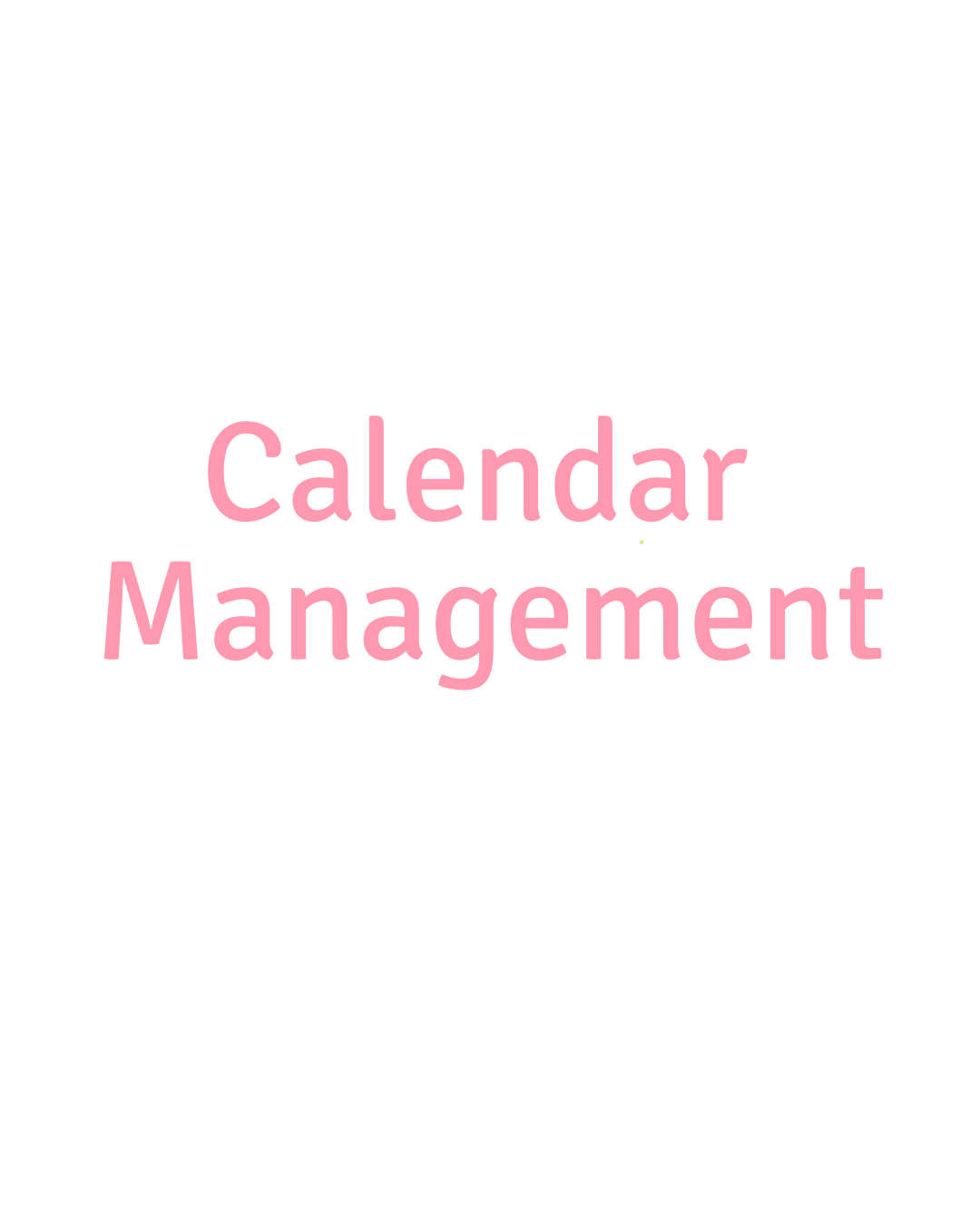 Calendar Management